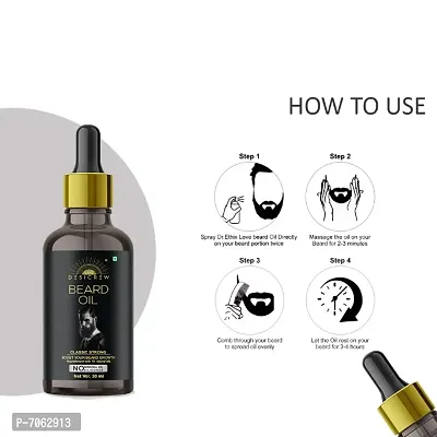 Desi Crew 100% Result Classic Beard Growth Oil - For Boost You Beard Growth Oil Noiurishment With 16 Essebtial Naturals Oils 30ml-thumb2