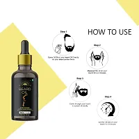 Desi Crew Natural Beard Growth Oil - For Super Strong Beard Growth Stimulating fast Patchy Beard Growth 30 ml-thumb2