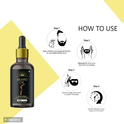 Desi Crew Natural Beard Growth Oil - For Super Strong Beard Growth Stimulating fast Patchy Beard Growth 30 ml-thumb3