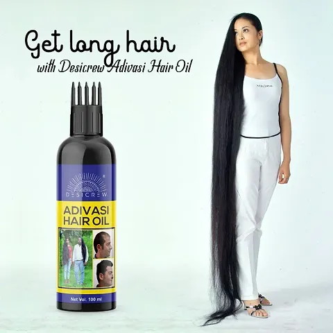 Desi Crew Best Premium Adivasi Herbal Hair Growth Oil