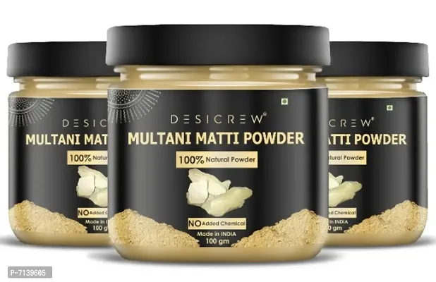 esi Crew 100% Pure  Natural Multani matti Powder For Fairness, Treat Acne  Boils, Remove Scars, Keeps Away Wrinkles, Skin  Face Pack 300 GM