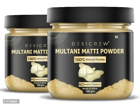 esi Crew 100% Pure  Natural Multani matti Powder For Fairness, Treat Acne  Boils, Remove Scars, Keeps Away Wrinkles, Skin  Face Pack 200 GM