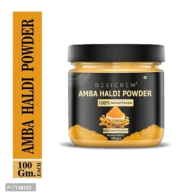 Desi Crew 100% Pure  Natural Amba Haldi Powder For Fairness, Treat Acne  Boils, Remove Scars, Keeps Away Wrinkles, Skin  Face Pack 100 GM-thumb2