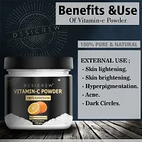 Desi Crew 100% Pure Vitamin C Powder For SKin Brightness  Fairness-300 GM-thumb1