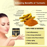 Desi Crew 100% Pure  Natural Turmeric Powder Kasturi Haldi For Fairness, Treat Acne  Boils, Remove Scars, Keeps Away Wrinkles, Skin  Face Pack 300 GM-thumb1