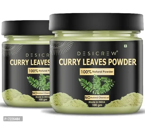 Desi Crew  100% Pure  Natural Curry Leaves Powder(200 Gms)
