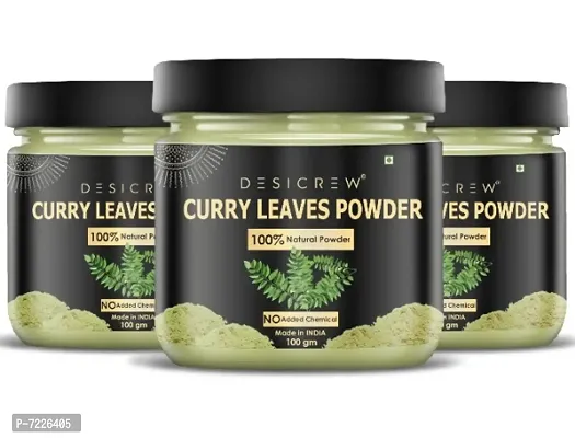 Desi Crew  100% Pure  Natural Curry Leaves Powder(300 Gms)