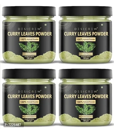 Desi Crew  100% Pure  Natural Curry Leaves Powder(400 Gms)