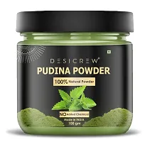 Desi Crew 100% Pure  Natural Pudina(Mint) Powder 100 gm-thumb1