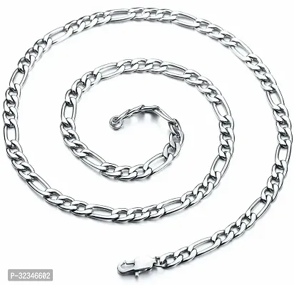 Alluring Silver Stainless Steel Chain For Men