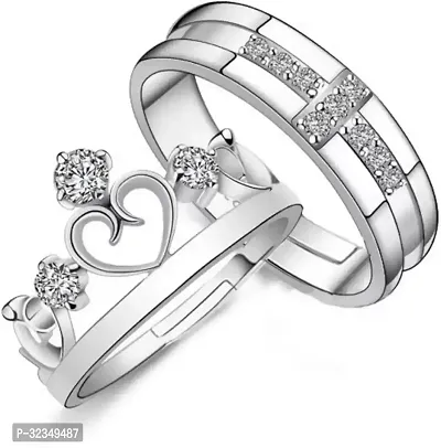 Classic Crown with Cross Ring-thumb0