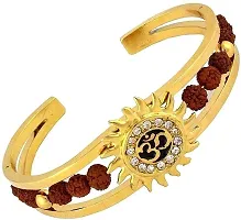 Stylish Alloy Religious Spiritual Rudraksha Unisex Bracelet-thumb1