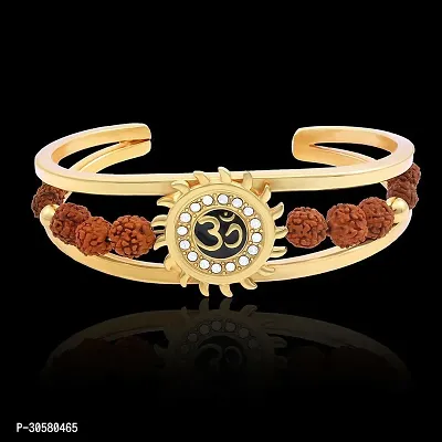 Stylish Alloy Religious Spiritual Rudraksha Unisex Bracelet-thumb4