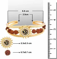 Stylish Alloy Religious Spiritual Rudraksha Unisex Bracelet-thumb2