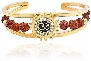 Stylish Alloy Religious Spiritual Rudraksha Unisex Bracelet-thumb1