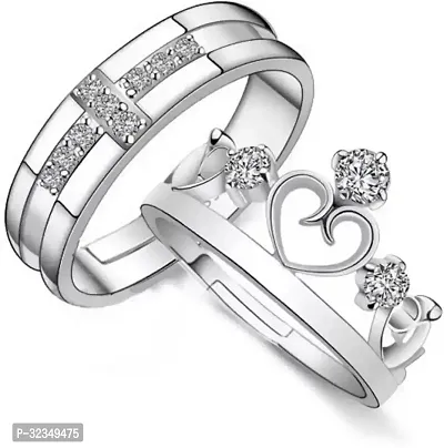 Classic Crown with Cross Ring-thumb0