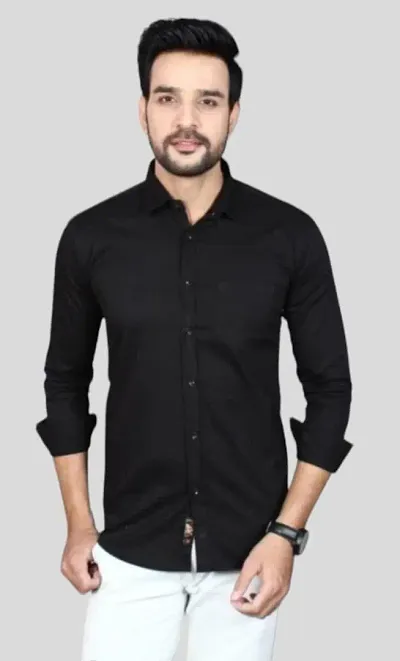 Must Have Cotton Blend Long Sleeves Casual Shirt 