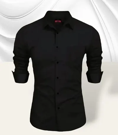 Classic Solid Casual Shirts for Men