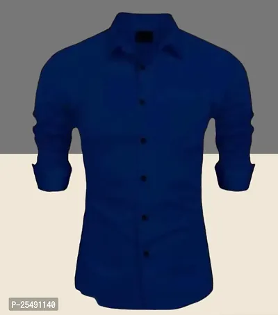 Cotton Shirt for Mens || Plain Solid Full Sleeve Shirt || Regular Fit Casual Shirts for Men. Pack of 1