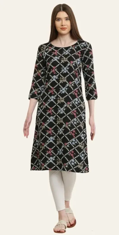 Classic Crepe Kurti for Women