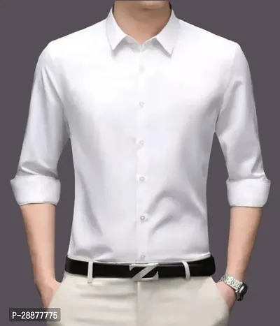 Classic Polycotton Solid Casual Shirt for Men