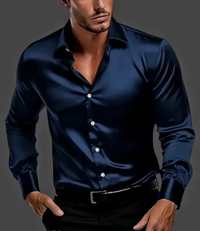 Classic Polycotton Solid Casual Shirt for Men