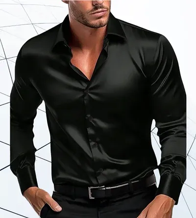 Classic Polycotton Solid Casual Shirt for Men