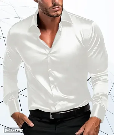 Classic Polycotton Solid Casual Shirt for Men-thumb0