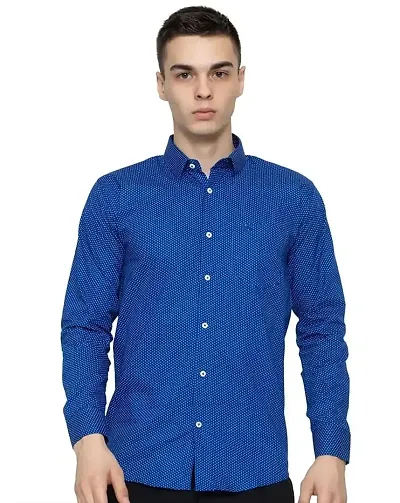 FREKMAN Men Printed Shirts Full Sleeves | Pocket Shirt for Men