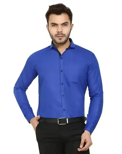 Stylish Fashion Men Regular Fit Casual Solid Shirt for Men