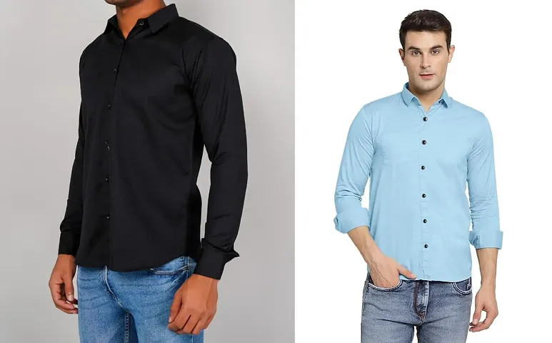 Must Have Polyester Long Sleeves Casual Shirt 