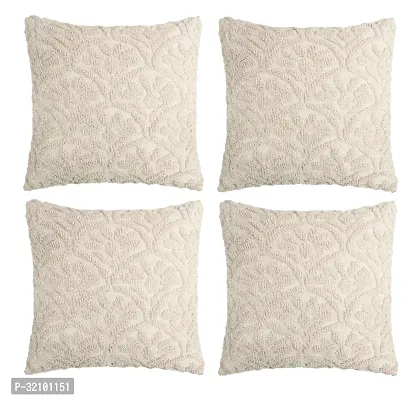 Cotton Self Design Cushion Cover Set of 4