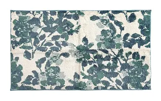 Beautiful Green Polyester Blend Rugs For Home Bath Room Floor Size 27 x 45 Inches-thumb1