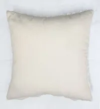 Stylish Home Decorative Cotton Knitting Diamond Cushion Cover Set of 1-18x18 Inches-Ivory-thumb1