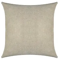 Home Decorative Christmas Design One Snowflake Cushion Cover 18x18 Inches -Set of 1-Ivory-thumb1