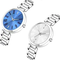 ONIR Enterprise Stylish SILVER Silicone Analog  For Women-thumb2