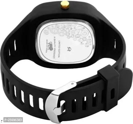 Elegant Black Metal Watch For Men-thumb2