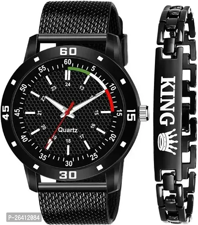 Classy Analog Watches for Men with Bracelet-thumb0