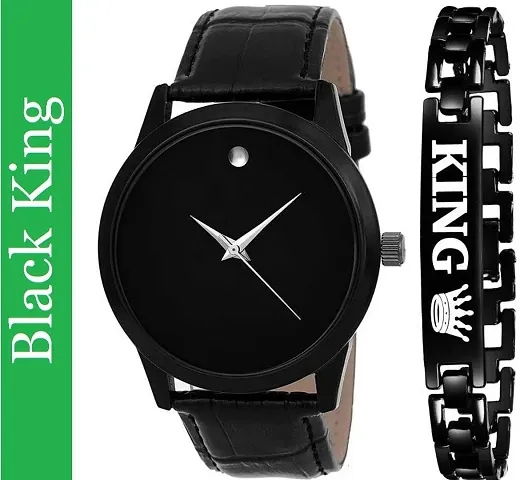 Elegant Metal Watch With Bracelet For Men