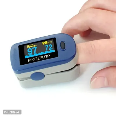 ARV Pulse Oximeter Fingertip, Blood Oxygen Saturation Monitor Fingertip, Blood Oxygen Meter Finger Oximeter Finger with Pulse, Monitor Finger for Oxygen 1 Pcs-thumb2