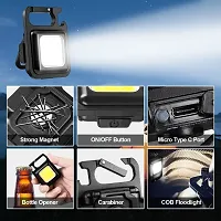 Keychain Led Flash Light LED Front Light LED Front Light  (Black Pack of 1 )-thumb1