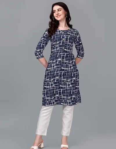 Stylish Crepe Kurti For Women