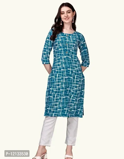 Stylish Crepe Kurti For Women-thumb0