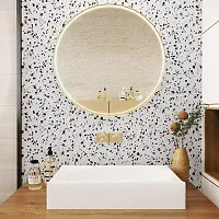 Pratiksha Self Adhesive White Dotted Wall stickers For Home Furniture (200*60)-thumb4