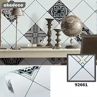 Pratiksha Fancy Design Wallpaper For Home Furniture, Office, Kitchen Platform (Pack of 1)-thumb1