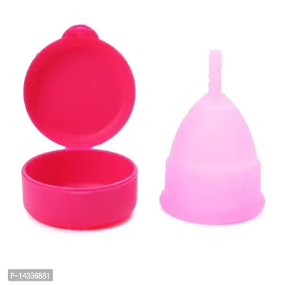 Pratiksha Healthcare Medium Size Reusable Menstrual Cup For Women-thumb0