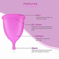 Pratiksha Healthcare Reusable menstrual Cup for Women(Small, Medium, Large)-thumb1