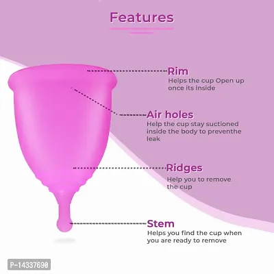 Pratiksha Healthcare Reusable menstrual Cup for Women(Small, Medium, Large)-thumb2
