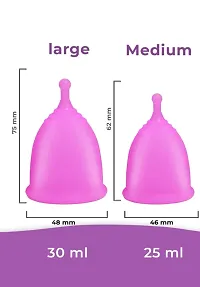 Pratiksha Healthcare Reusable menstrual Cup for Women(Small, Medium, Large)-thumb2