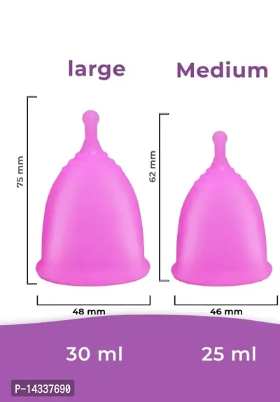 Pratiksha Healthcare Reusable menstrual Cup for Women(Small, Medium, Large)-thumb3